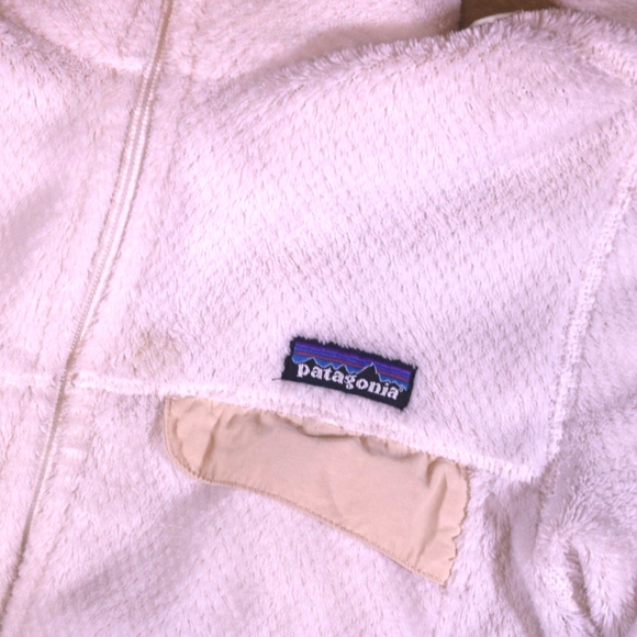 Patagonia Re-Tool Snap-T Fleece Pullover Synchilla Jacket Cream Women’s Sz M - Picture 3 of 10